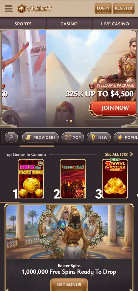Smartphone gaming at ViciBet Casino with full mobile compatibility and responsive interface design