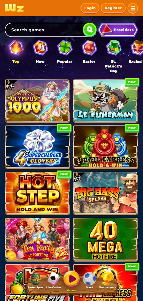 Security and licensing information for Wazamba Casino displaying Curaçao eGaming licence and player protection