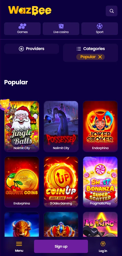 Payment methods at Wazbee Casino including deposits, withdrawals and banking options for Australian players