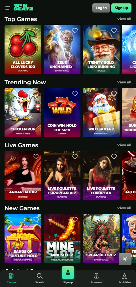 WinBeatz Casino security features and responsible gambling player protection tools