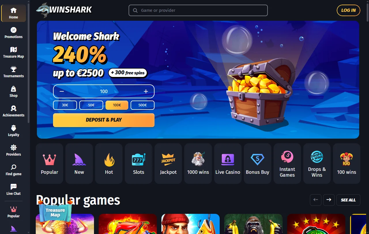 Complete Winshark Casino review covering licensing, games, and player experience for Australia