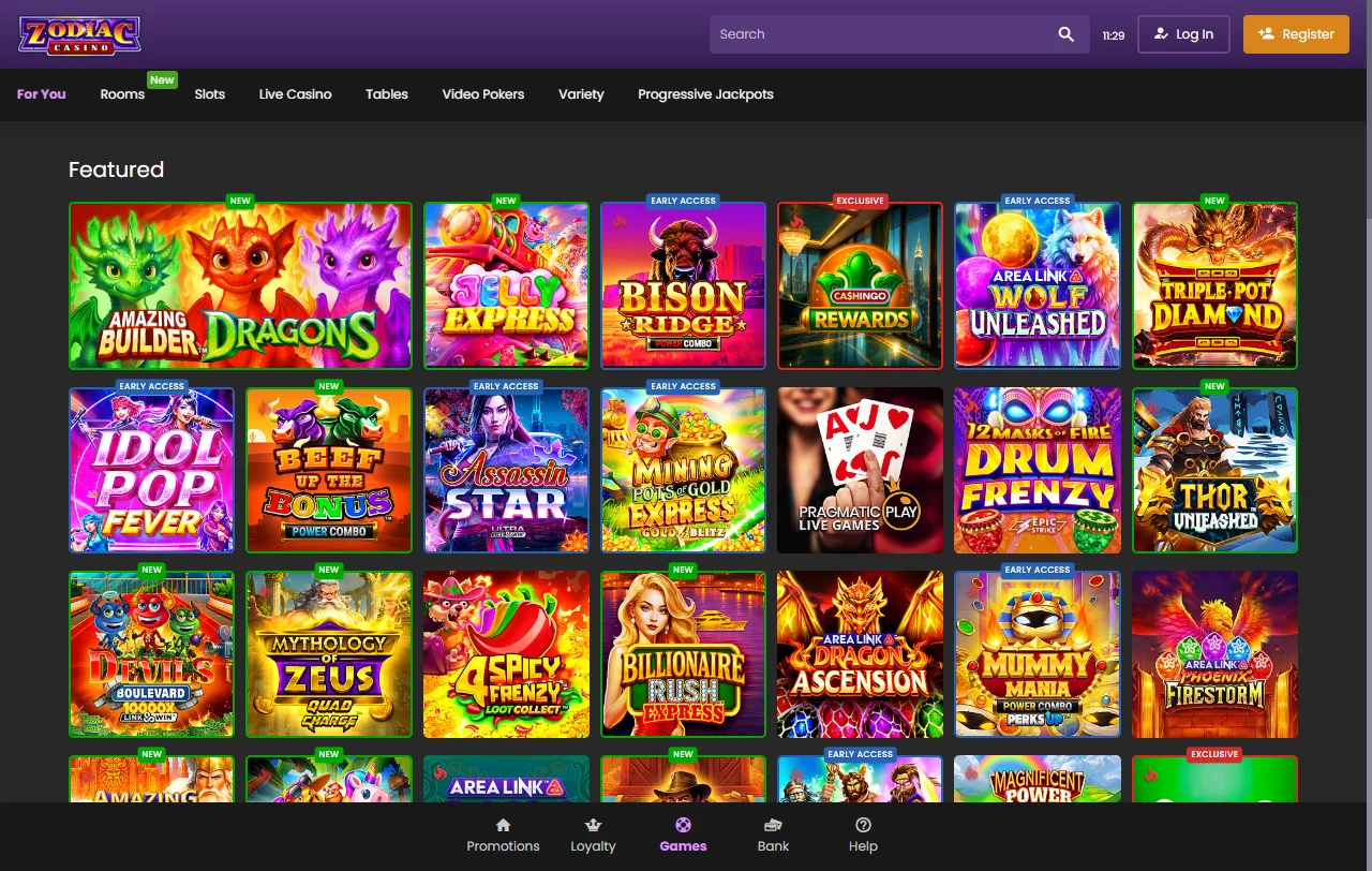 Zodiac Casino comprehensive review and analysis for Australia players - editorial assessment of features and functionality